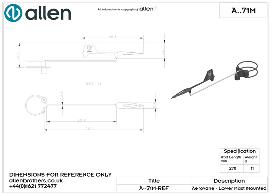 Aerovane – Lower Mast Mounted (Allen)