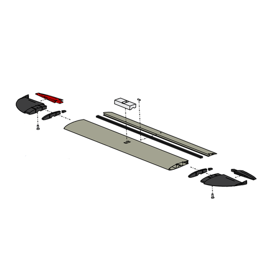 Foil Front Horiz Tip Flap Right