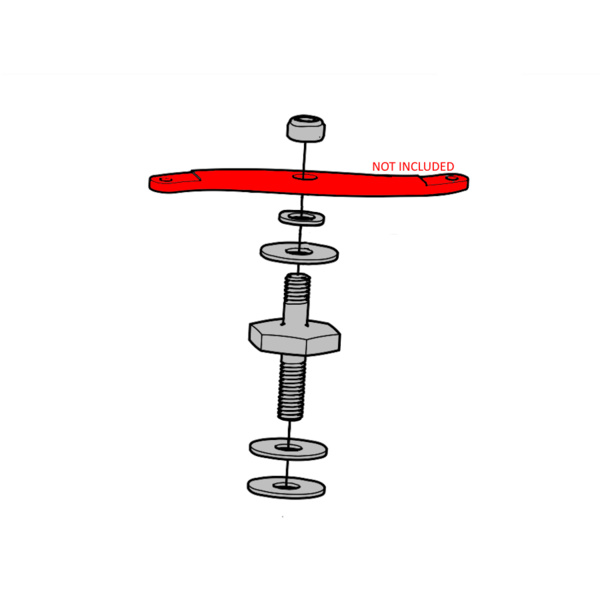 Reversing Lever Axle M6 Kit