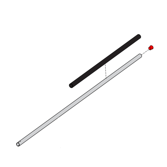 Tiller Extension End Cap