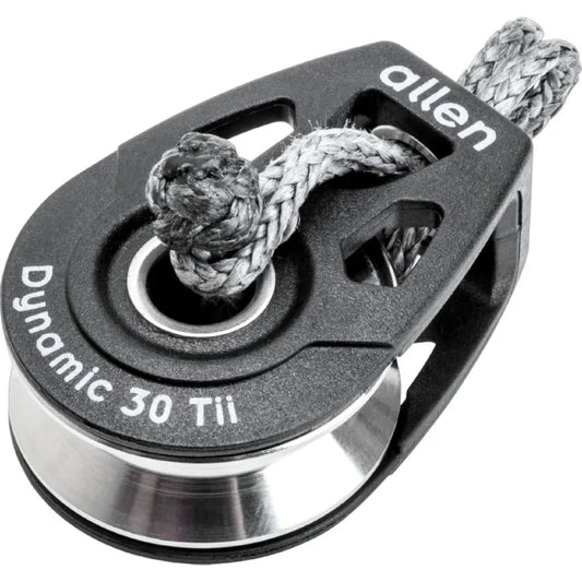 30mm Single High Load Dynamic Tii-On Block (Allen) (WASZP Mainsail & Bridle Block)