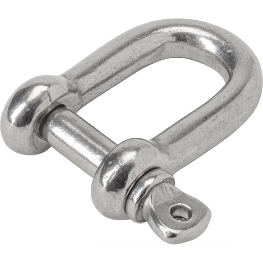 Round Body D Shackle With 5mm Forged Pin (Allen)