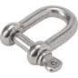 Round Body D Shackle With 5mm Forged Pin (Allen)