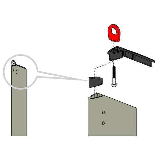 Foil Rear Vertical Cap Pullring